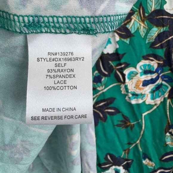 Daniel Rainn Women Sleeveless With Lace Back Design Top Blouse Size 1X - Picture 4 of 10